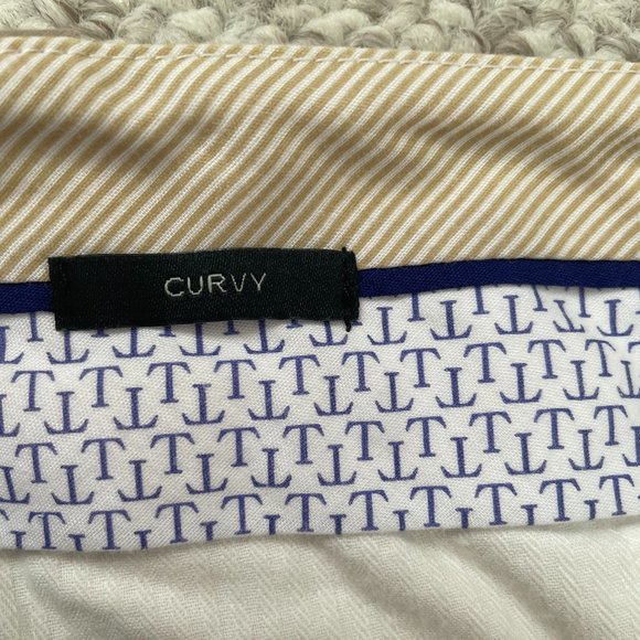 NWT Talbots Curvy Khaki Cropped Pants Size 8 - Picture 4 of 10